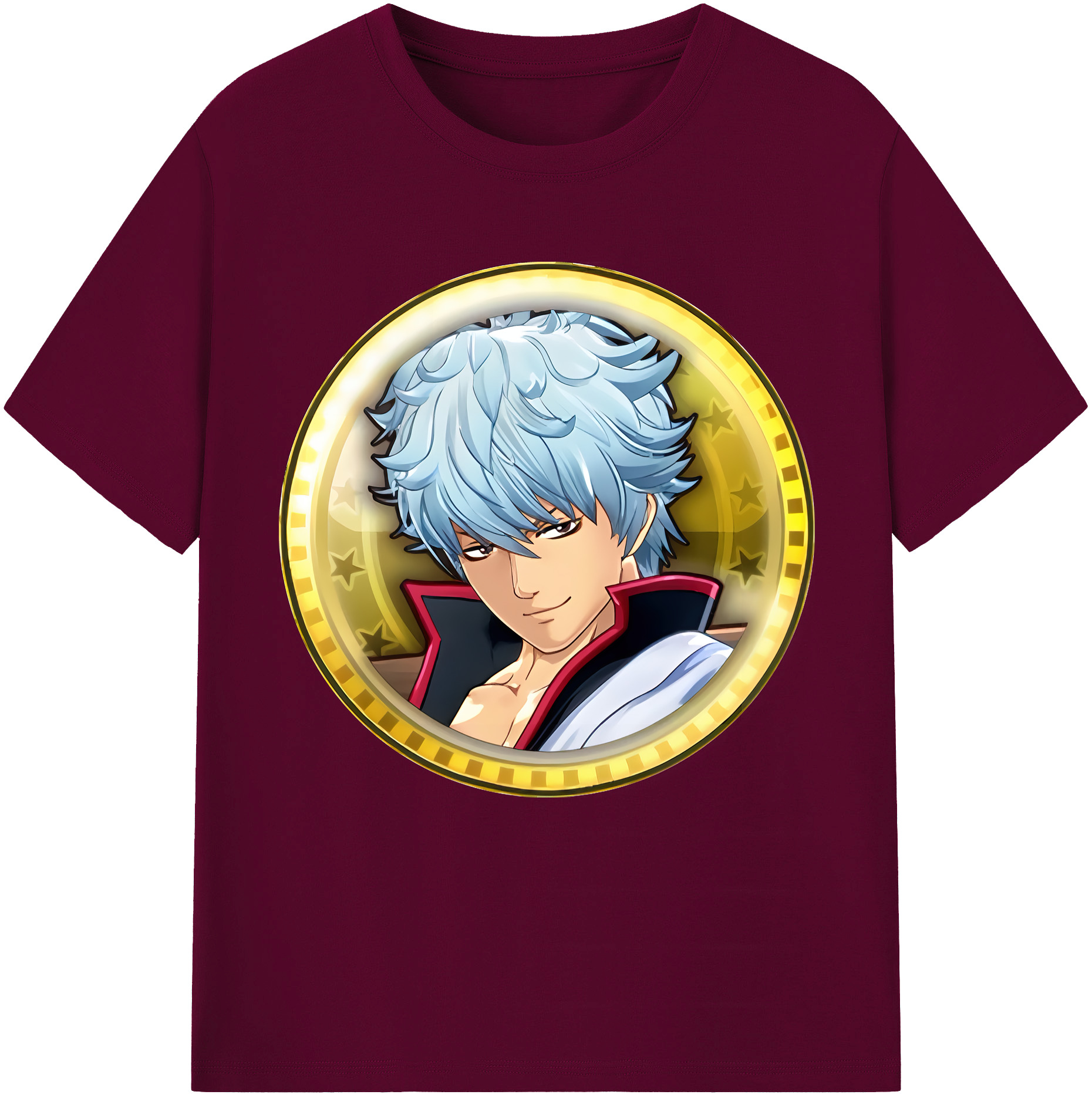 （画像用） ぎんたま 坂田銀時（さかたぎんとき） 神楽 志村新八（しむら しんぱち） GINTAMA Sakata Gintoki Kagura Shimura Shinpachi レディースカジュアルプリントTシャツ（綿100％）